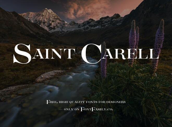 Saint Carell Font