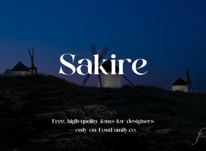 Sakire Font