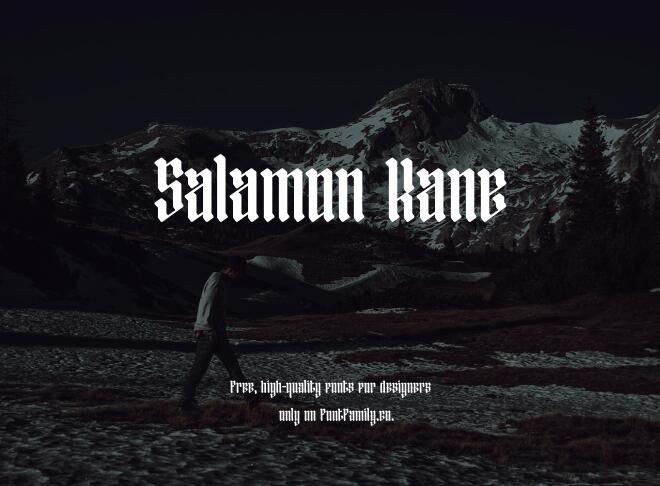 Salamon Kane Font