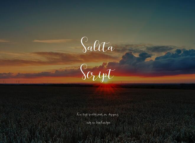 Salita Script Font