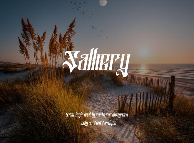 Salliery Font