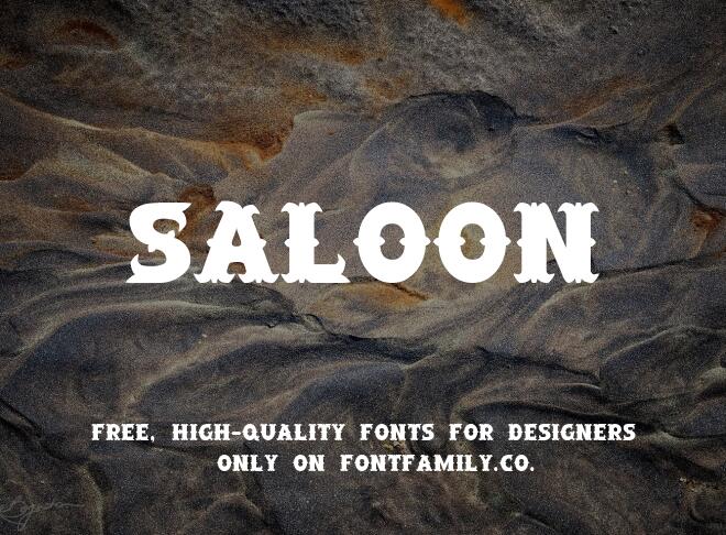 Saloon Font