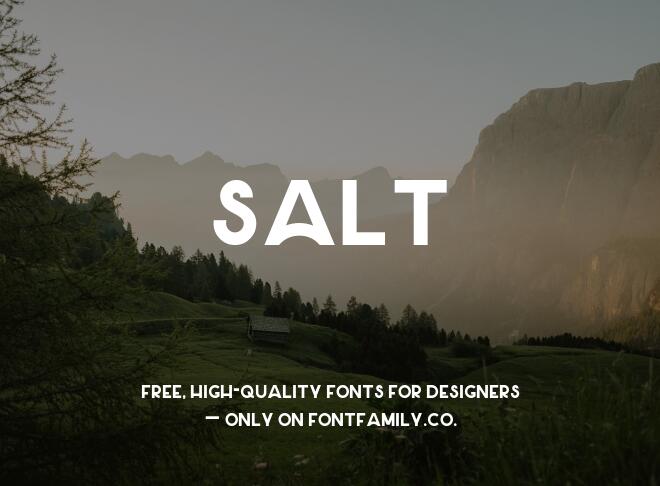 Salt Font