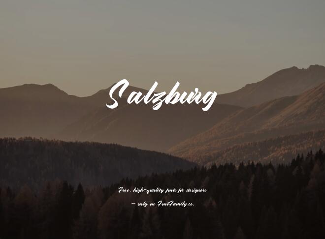 Salzburg Font