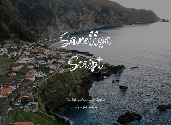 Samellya Script Font
