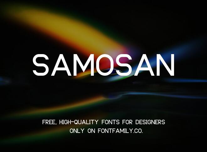 Samosan Font