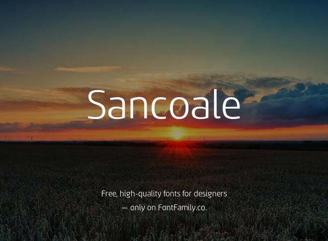 Sancoale Font