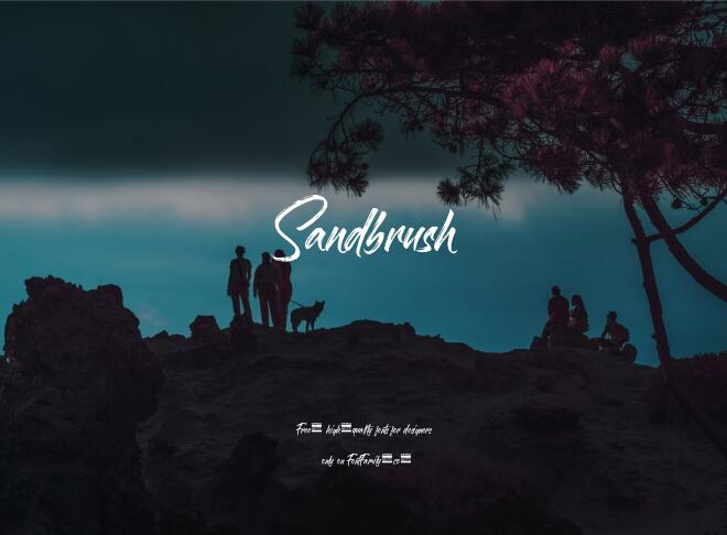 Sandbrush Font