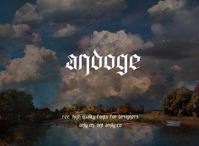 Sandoge Font