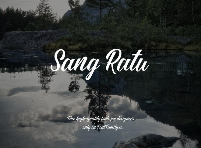 Sang Ratu Font