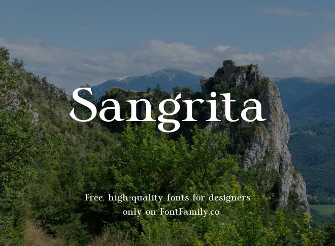 Sangrita Font