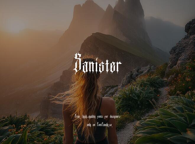 Sanister Font