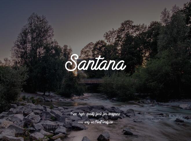 Santana Font