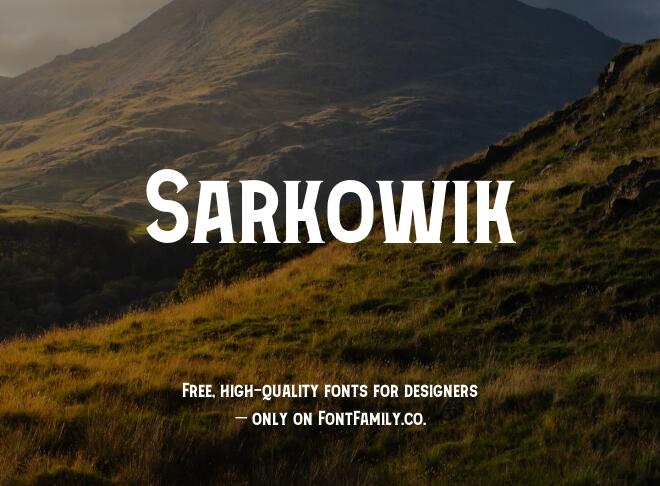Sarkowik Font