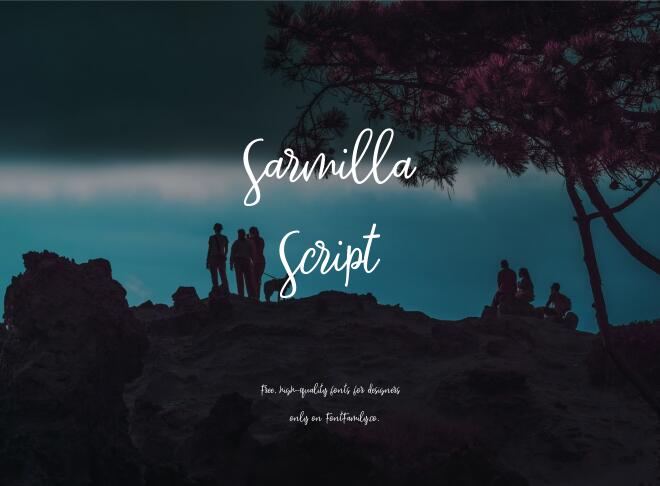 Sarmilla Script Font