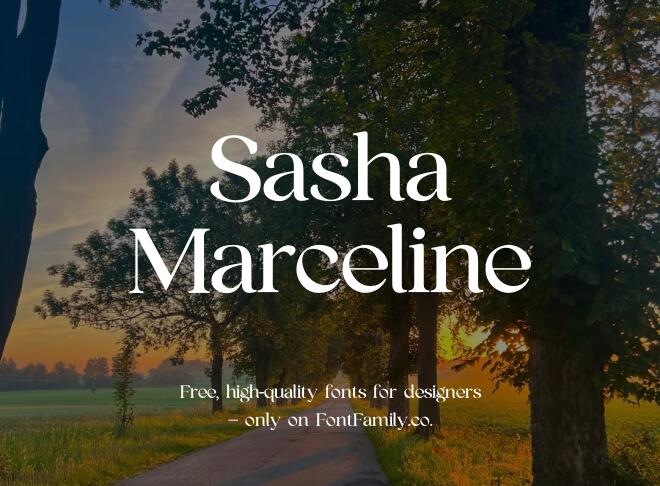 Sasha Marceline Font
