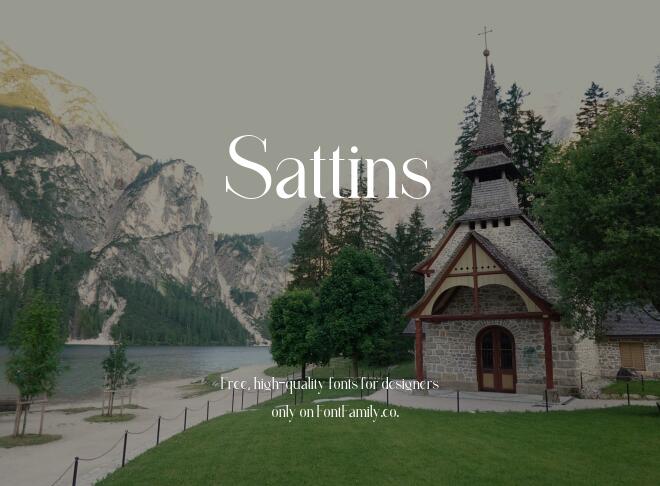 Sattins Font