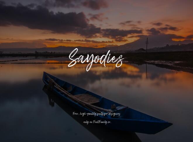 Sayodies Font
