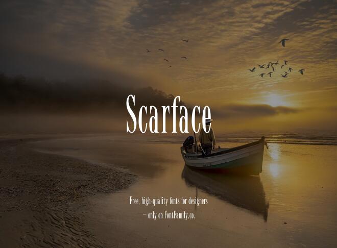 Scarface Font