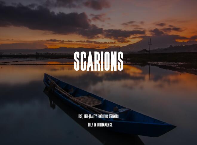 Scarions Font