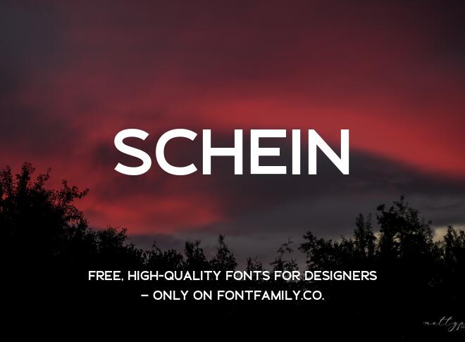Schein Font