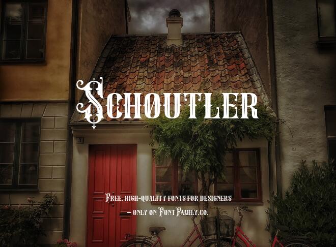 Schoutler Font