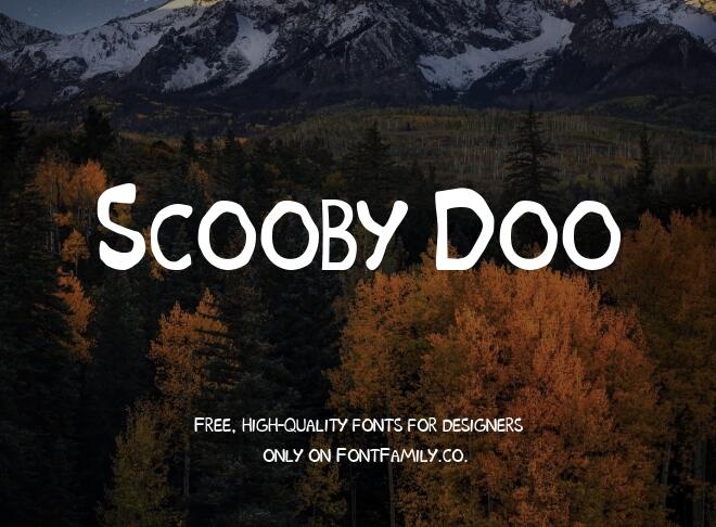 Scooby Doo Font