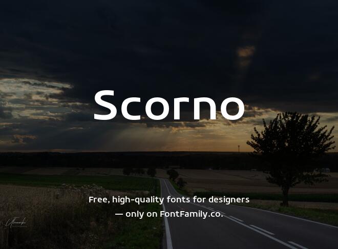 Scorno Font