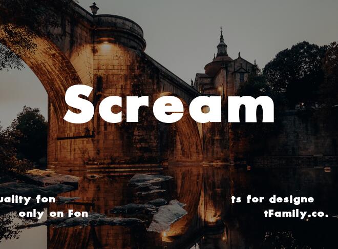 Scream Font