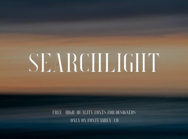 Searchlight Font