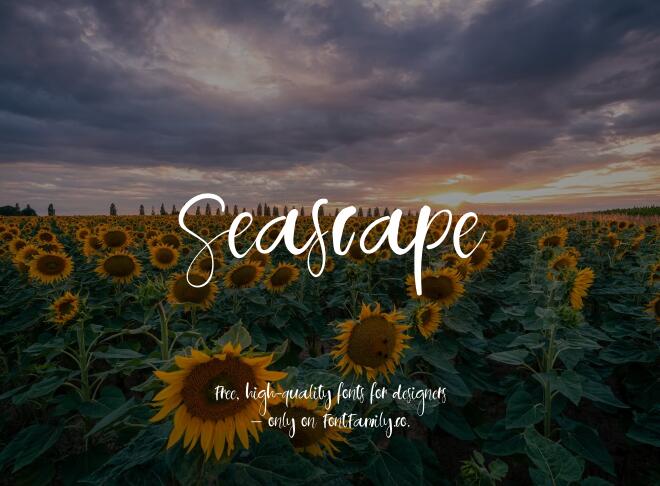 Seascape Font