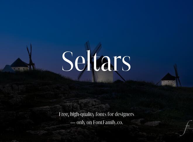 Seltars Font
