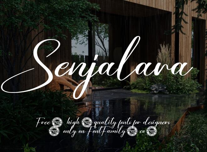 Senjalara Font
