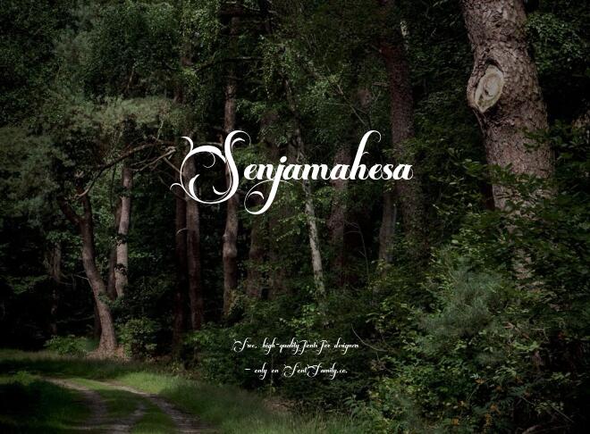 Senjamahesa Font