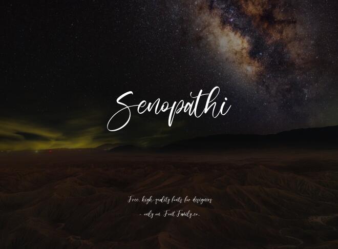 Senopathi Font
