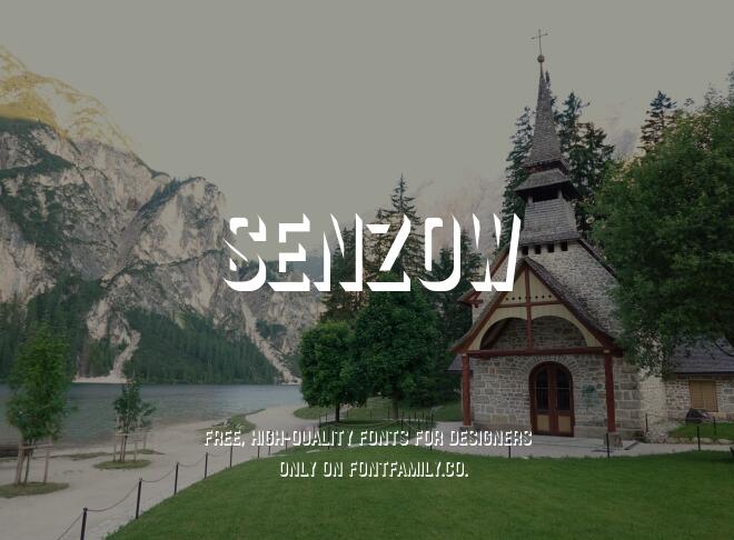 Senzow Font