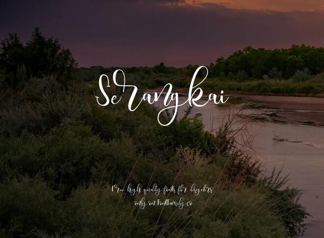 Serangkai Font
