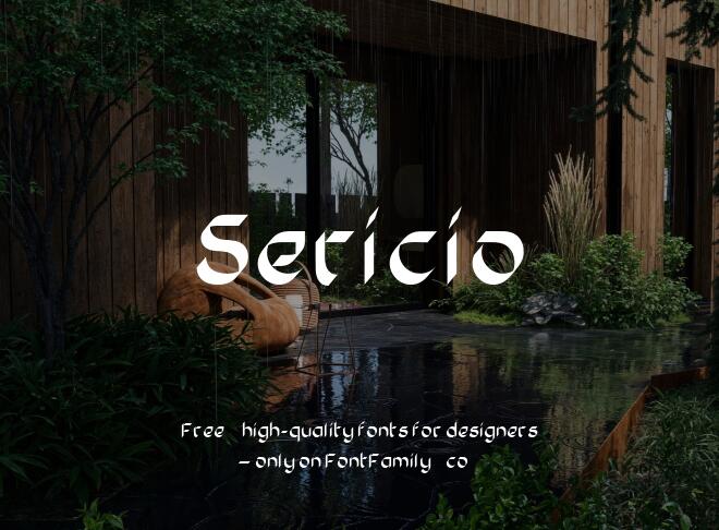 Sericio Font