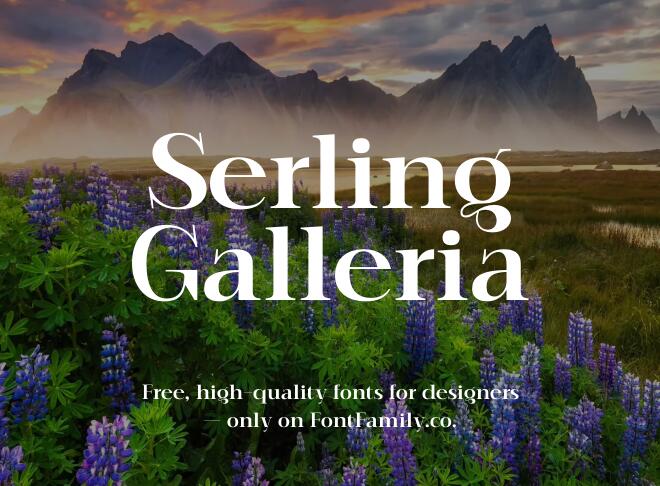 Serling Galleria Font