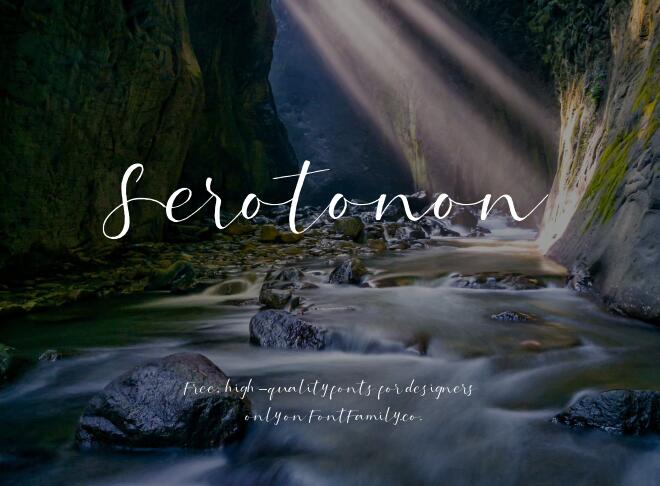 Serotonon Font