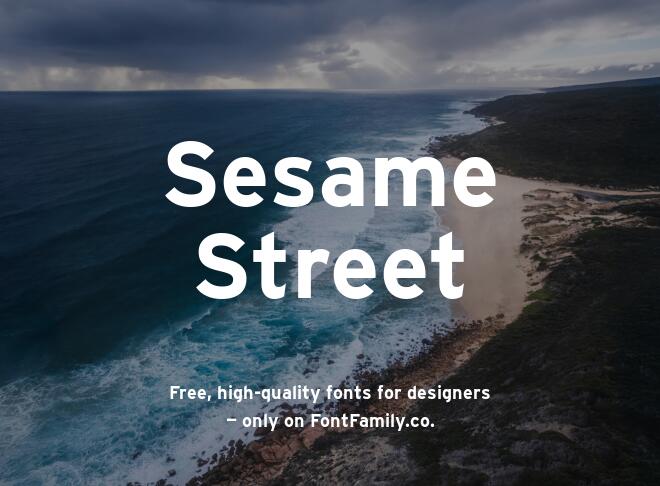 Sesame Street Font