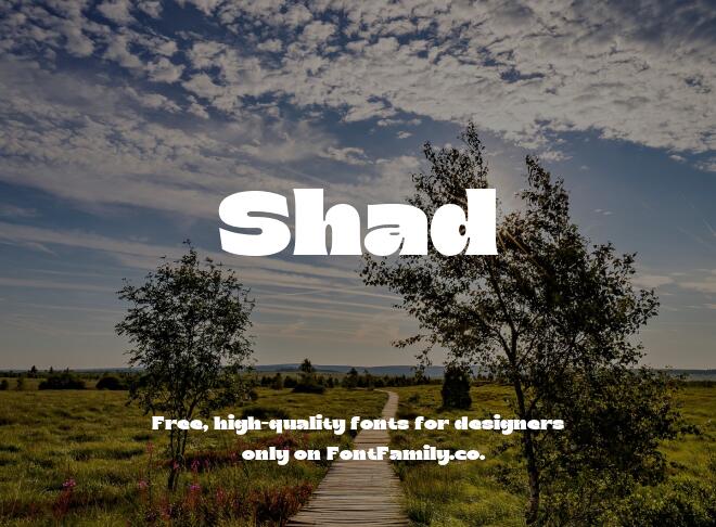 Shad Font