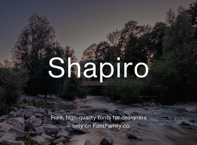 Shapiro Font
