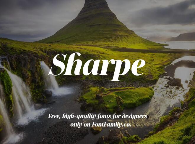Sharpe Font