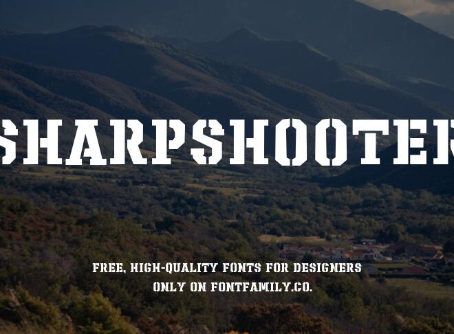 Sharpshooter Font
