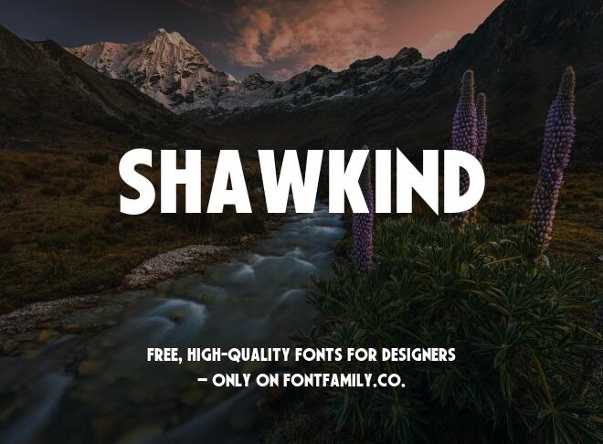 Shawkind Font