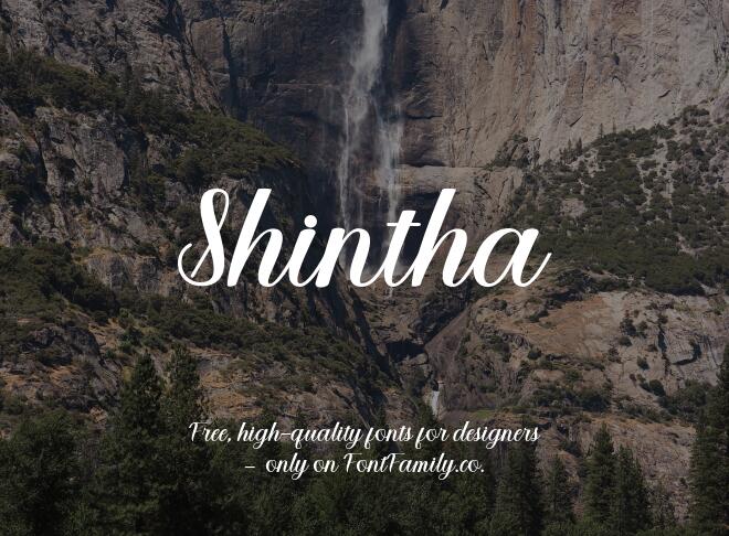 Shintha Font