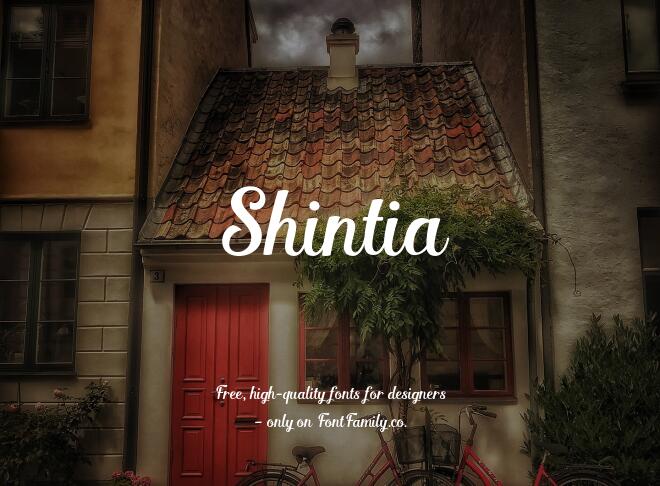 Shintia Font