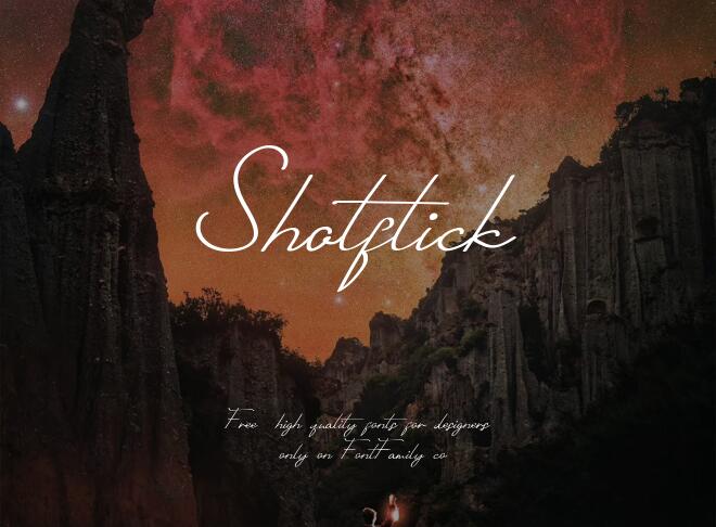 Shotflick Font