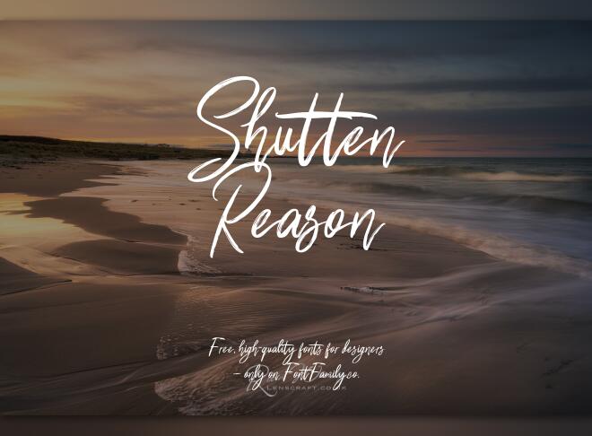 Shutten Reason Font